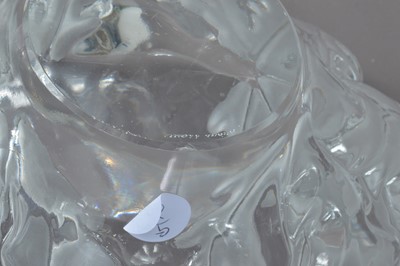 Lot 252 - A Laliaque glass Champs Elysee bowl designed by Marc Lalique