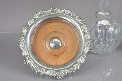 Lot 253 - A pair of Victorian Elkington & Co silver plated magnum bottle coasters
