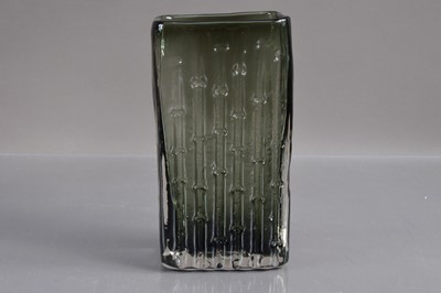 Lot 287 - A Whitefriars bamboo vase in 'Willow' colourway designed by Geoffrey Baxter (1922-1995)