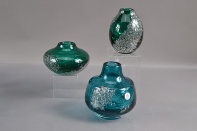 Lot 295 - A trio of Schott Zwiesel modernist 'Florida' art glass vases