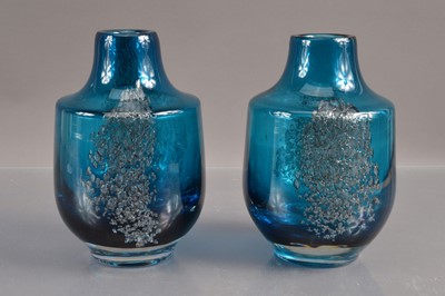 Lot 297 - A pair of Schott Zwiesel modernist art glass 'Florida' vases