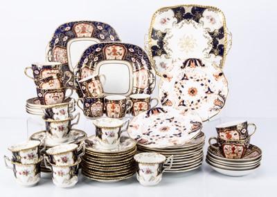 Lot 351 - Nineteenth Century and Later Davenport and Coalport Tea and Dinner Ware (66 pieces)