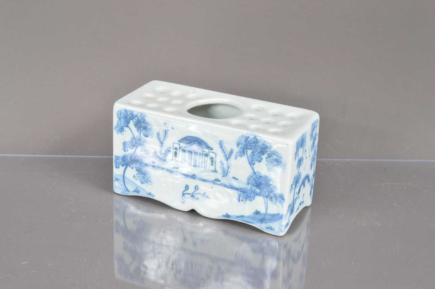 Lot 380 - Deborah Sears 'Isis Ceramics' flower brick in 'English Garden' pattern