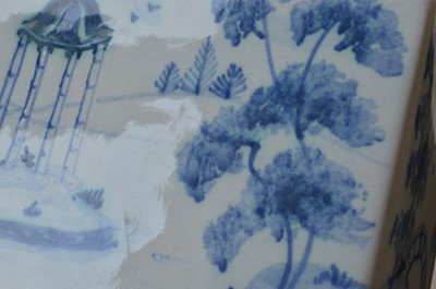 Lot 380 - Deborah Sears 'Isis Ceramics' flower brick in 'English Garden' pattern