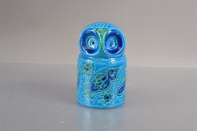 Lot 386 - Mid-century modern Bittosi Italy art pottery owl moneybox