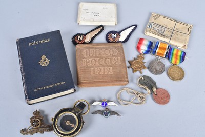 Lot 732 - A WWI Royal Field Artillery (RFA) trio