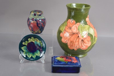 Lot 418 - Four good examples of Moorcroft Pottery