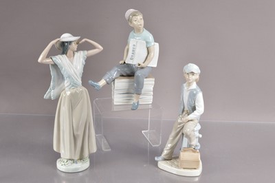 Lot 435 - Three Nao by Lladro figurines