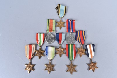 Lot 737 - An unattributed WWII medal group