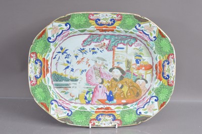 Lot 444 - A 19th Century Mason's Ironstone octagonal Chinoiserie platter