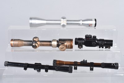 Lot 754 - A group of five rifle scopes