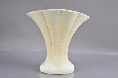 Lot 476 - An unusual Art Deco 'Catlin Art Ware' painted plaster flower vase