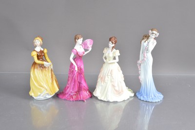 Lot 479 - Four Coalport limited edition porcelain figurines