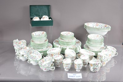 Lot 481 - A very extensive Minton's 'Haddon Hall' dinner service designed by John Waddington