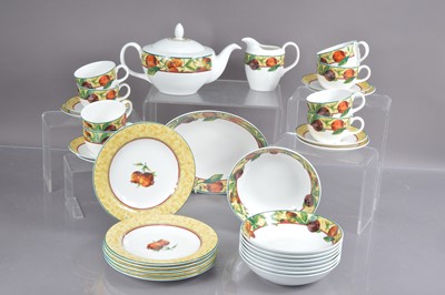 Lot 483 - A good Royal Doulton "Augustine" pattern breakfast set circa 1994