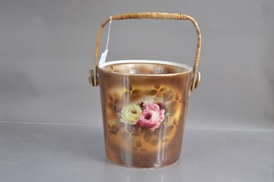 Lot 493 - An early 20th Century "Imperial Porcelain" slop bucket and cover