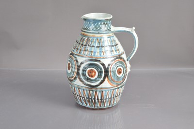 Lot 519 - A large studio pottery flaggon attributed to Ann Wrighton (1936-2021)