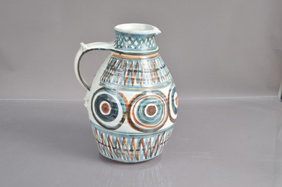 Lot 519 - A large studio pottery flaggon attributed to Ann Wrighton (1936-2021)