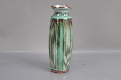 Lot 520 - A scarce 'Llangollen Pottery' 'Antares' pattern mid-century modern style vase