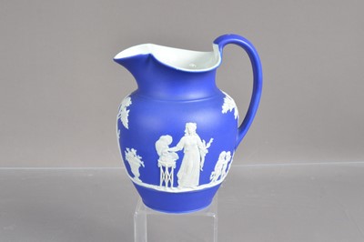 Lot 531 - A 19th Century Wedgwood jasperware trefoil jug