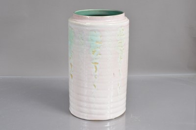 Lot 532 - A striking Royal Doulton art pottery cylindrical vase in the aesthetic taste