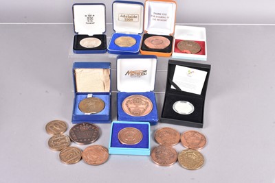 Lot 62 - A collection of Commonwealth Games medallions