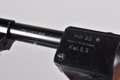 Lot 832 - A Weihrauch HW80K .22 Break Barrel rifle