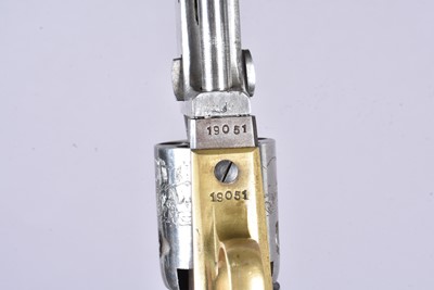 Lot 841 - An 1849 Colt .31 Pocket revolver