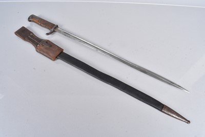 Lot 879 - A German S98 Bavarian bayonet by C G Haenel