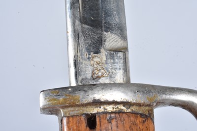 Lot 881 - A Shortened German Parade S98 Mauser bayonet