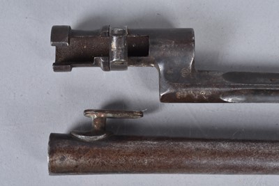 Lot 896 - A German Captured Russian M1891 socket bayonet