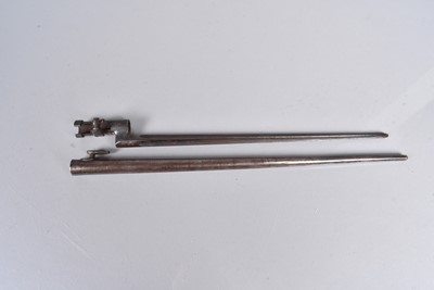 Lot 896 - A German Captured Russian M1891 socket bayonet