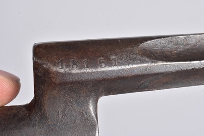 Lot 896 - A German Captured Russian M1891 socket bayonet