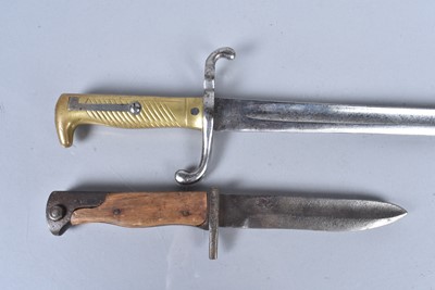 Lot 905 - A Prussian 1871 Unit Marked Mauser Bayonet