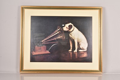 Lot 11 - A 'His Master's Voice' print