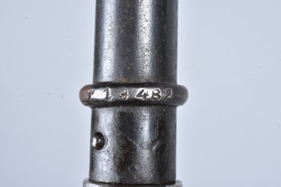 Lot 914 - A WWI French Lebel bayonet