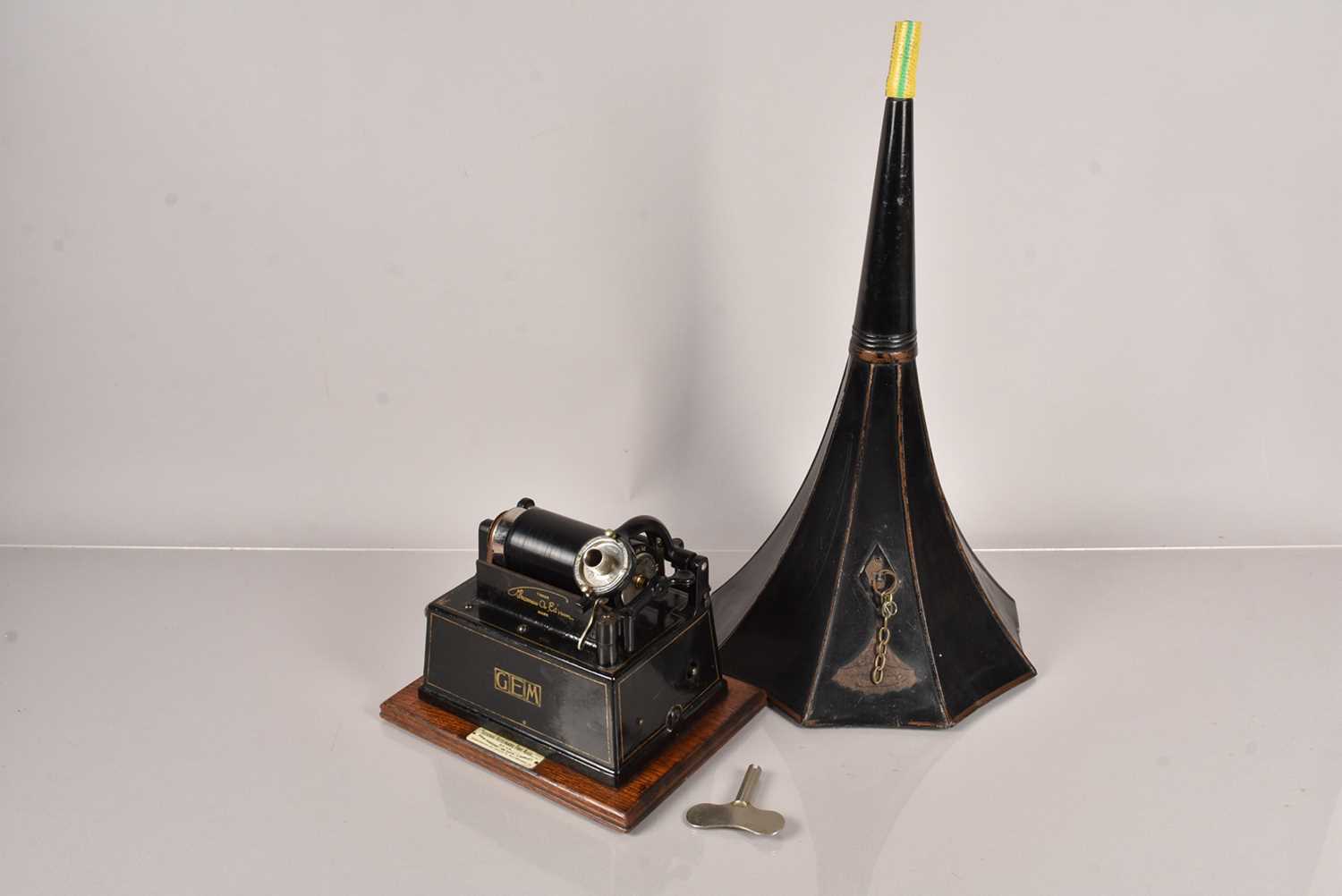 Lot 19 - An Edison Gem Phonograph