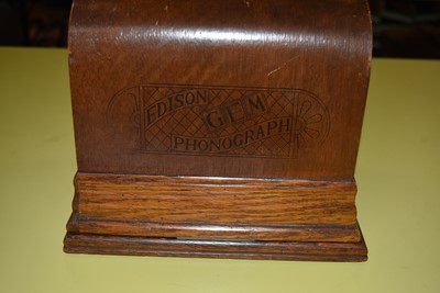 Lot 19 - An Edison Gem Phonograph