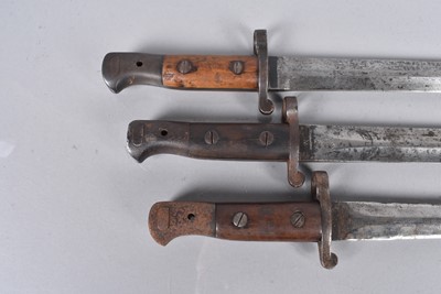 Lot 918 - Three British 1903 Pattern Bayonets