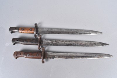 Lot 918 - Three British 1903 Pattern Bayonets