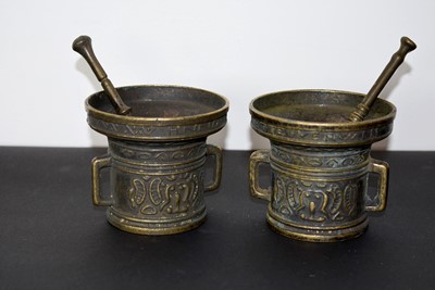 Lot 132 - An extensive collection of reproduction Pestle and Mortars