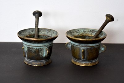 Lot 136 - An extensive collection of reproduction Pestle and Mortars