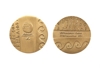 Lot 72 - 2004 Athens Paralympic Participation medal