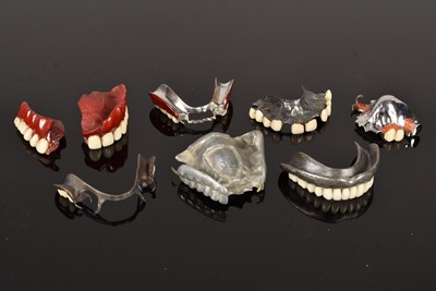 Lot 197 - A small collection of Antique Dentures