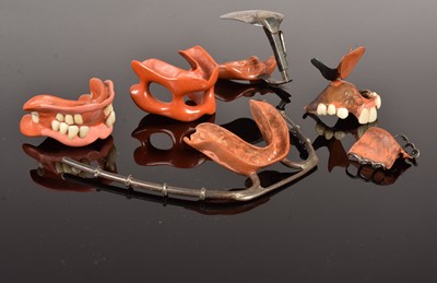 Lot 198 - A collection of Antique Dentures