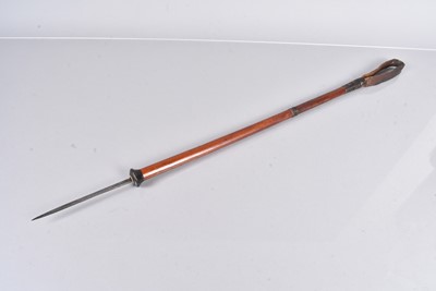 Lot 938 - An early 20th Century riding crop sword stick