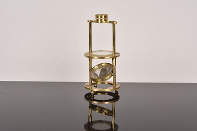 Lot 213 - A 19th Century Brass Withering-Type Botanical Microscope