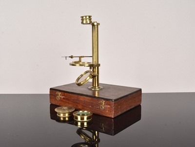 Lot 227 - A 19th Century Botanical Microscope