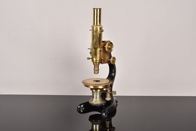 Lot 235 - A German Leitz Wetzlar Brass Microscope