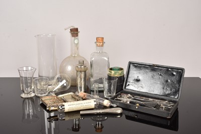 Lot 239 - An assortment of Medical Instruments and Glassware